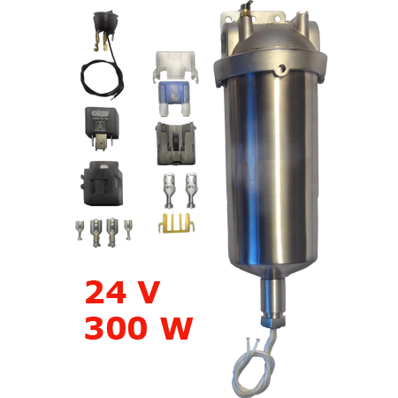 Bild INOX10 Heated Filter-Kit 24V/300W Diesel Biodiesel etc | Greenbull Motors GmbH