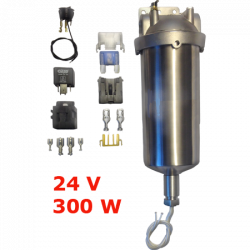 Bild Kit INOX10 Beheizter Feinfilter 24V/300W Diesel/Biodiesel/Pöl -- Greenbull Motors